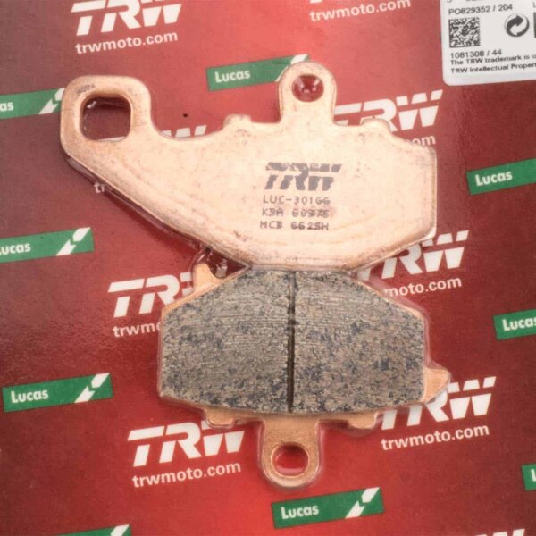 Rear Brake Pads Lucas TRW Sinter MCB662SH for Kawasaki ER-6N 650 D ABS ER650C 2011