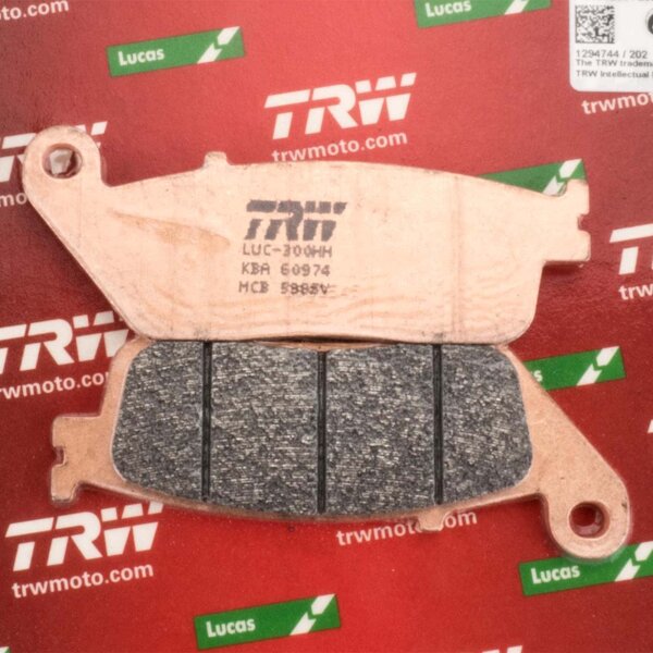 Front Brake Pads Lucas TRW Sinter MCB598SV for Triumph Thunderbird 900 Sport T309RT 1998