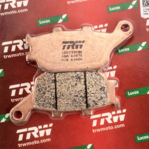 Rear Brake Pads Lucas TRW Sinter MCB634SH for Honda CB 1100 A ABS SC65 2016