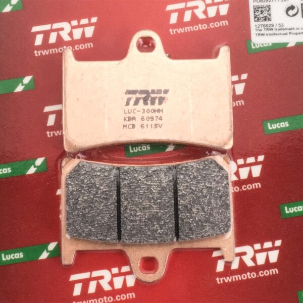 Front Brake Pads Lucas TRW Sinter MCB611SV for Yamaha FZ6 S2 N RJ14 2007