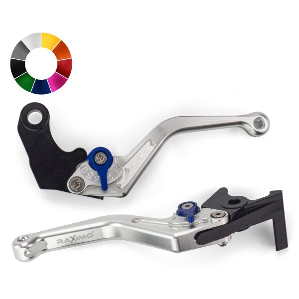 RAXIMO BCS Brake Lever and Clutch Lever shorty T&U for Aprilia Shiver 750 GT ABS RA 2010