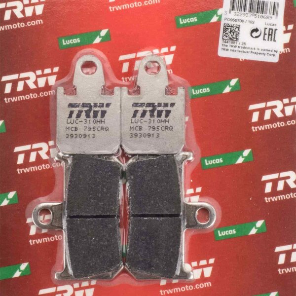 Racing Brake Pads front Lucas TRW Carbon MCB795 CR for Yamaha YZF-R1 RN22 2013