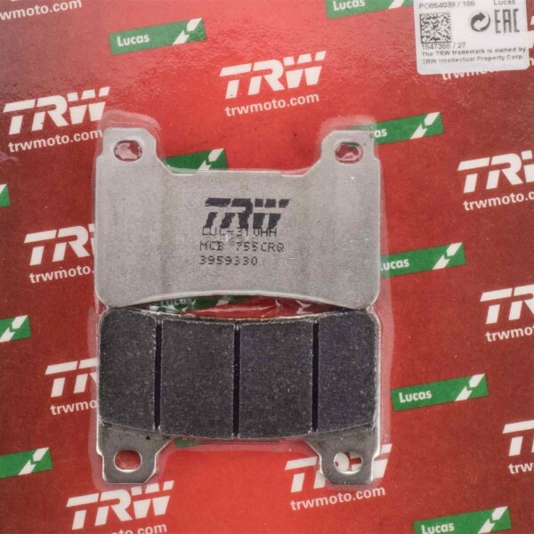 Racing Brake Pads front Lucas TRW Carbon MCB755CRQ for Honda CB 1100 RS ABS SC78 2017