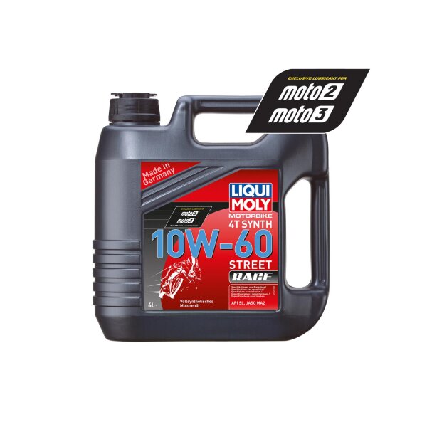Motorcycle Oil Liqui Moly 10W-60 full Synthetic St for Ducati Multistrada 950 V2 2A 2022