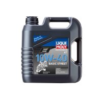 Motorcycle Engine Oill Liqui Moly 10W-40 Basic Street 4... for model: Triumph Speed Triple 1200 RR ABS PB01 2024