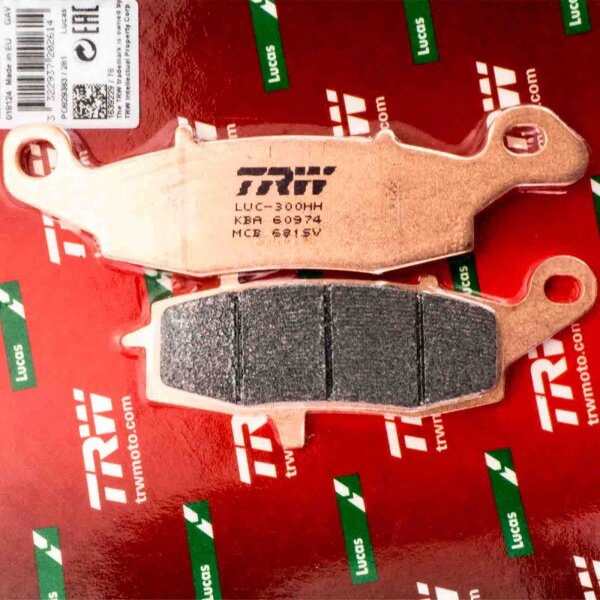 Right Front Brake Pad Lucas TRW Sinter MCB681SV for Kawasaki KLE 650 C Versys LE650CC 2013