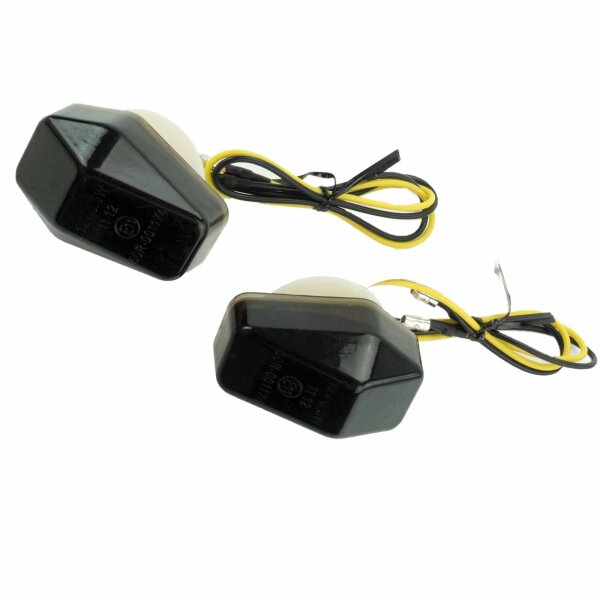 LED Flush Mount Turn Signal StronglyTinted Lens for Suzuki GSF 1250 SA Bandit ABS WVCH 2013