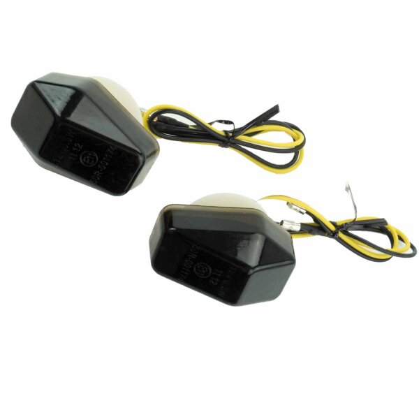 LED Flush Mount Turn Signal StronglyTinted Lens for Suzuki SV 650 S WVBY 2009