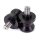 Black Bobbins Swingarm Spools 10 X 1,5mm for KTM Supermoto SMC 690 R ABS 2019