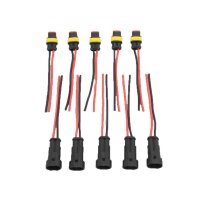 5 x Plug In Connectors 2-Time Waterproof With Cable for Model:  