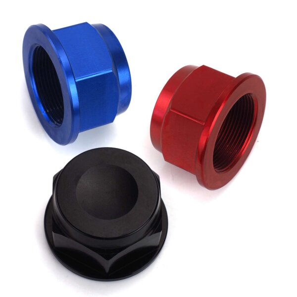 Steering Nut for triple clamp Alu CNC milled M22 for Yamaha FZ6 S2 N RJ14 2010