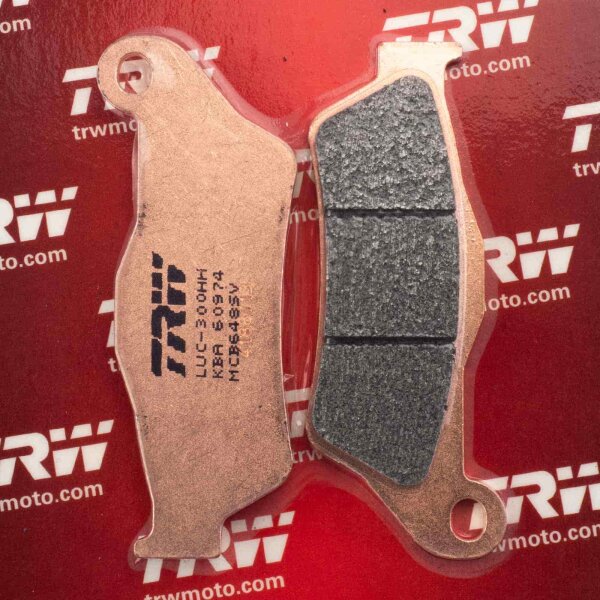 Front Brake Pads Lucas TRW Sinter MCB648SV for Husqvarna TE 250 i.e. A2 2008