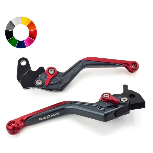 RAXIMO BCE Brake lever Clutch lever set long T&Uum for Aprilia RSV4 1000 Racing Factory LE 2015