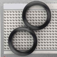 Fork Seal Ring Set 43 mm x 55 mm x 5/12 mm for Model:  Suzuki DR 650 S SU SP41B 1990-1991