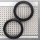 Fork Seal Ring Set 43 mm x 54 mm x 11 mm for Honda XR 600 R PE04 1991
