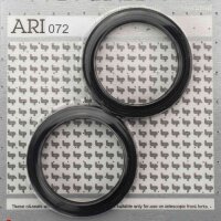 Fork Seal Ring Set 43 mm x 55 mm x 9,5/10,5 mm for model: Ducati 1198 S Corse (H7) 2010
