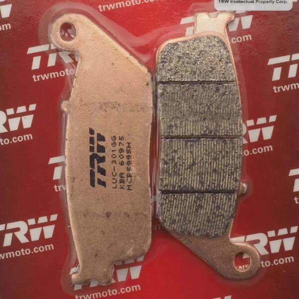 Brake Pads Rear Lucas TRW Sinter MCB599SH for Honda CBR 1000 F SC24 1991