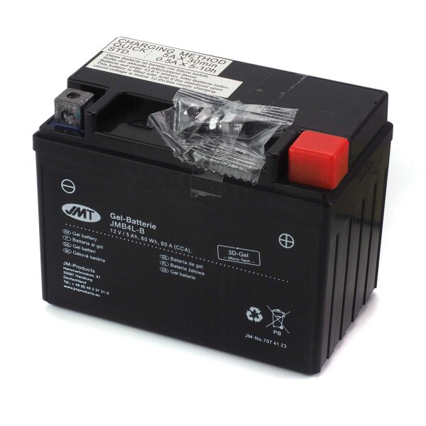 Gel Battery YB4L-B 5AG / JMB4L-B (5Ah) for Aprilia SX 125 Supermoto RV 2011