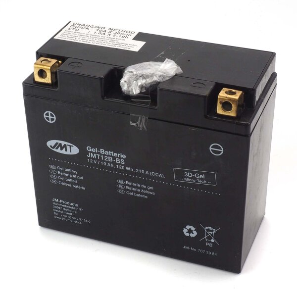 Gel Battery YT12B-BS / JMT12B-BS for Yamaha TDM 900 RN11 2004