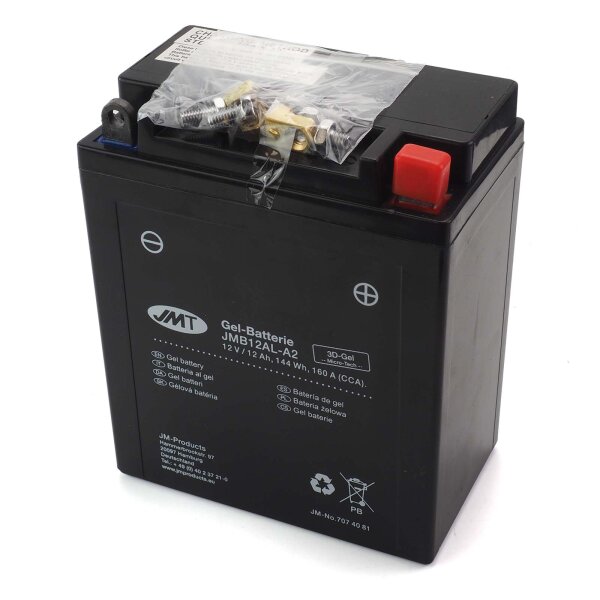 Gel Battery YB12AL-A2 / JMB12AL-A2 for BMW F 650 GS ABS (E650G/R13) 2008