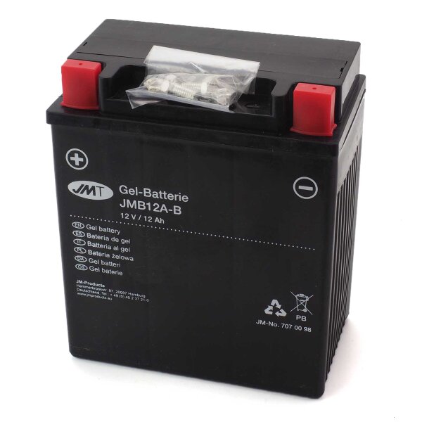 Gel Battery YB12A-B / JMB12A-B for Honda XL 600 V Transalp PD10 1999