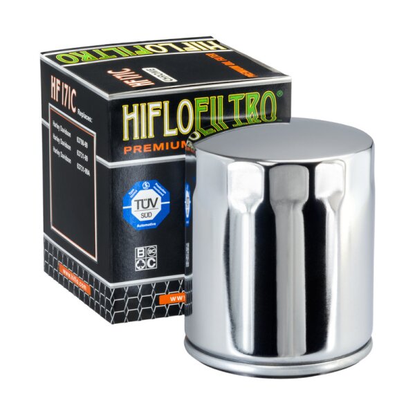 oilfilter HIFLO HF171B for Harley Davidson Touring Electra Glide Ultra Limited Low 114 FLHTKL 2019-2019