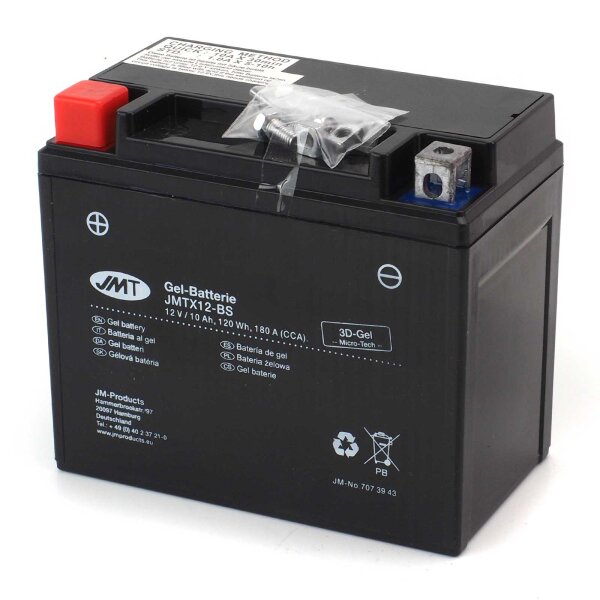 Gel Battery YTX12-BS / JMTX12-BS for Aprilia RSV 1000 R Mille RP 2001