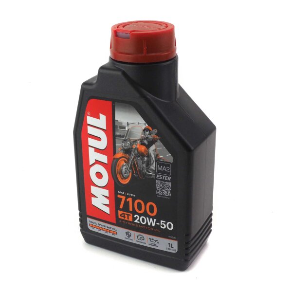 Engine oil 20W50 4T 1liter Motul synthetic 7100 for Yamaha XT 600 N 2NF 1987-1990