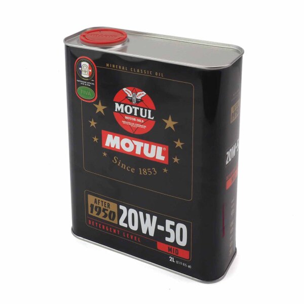 Engine oil 20W-50 4T 2 litres Motul for BMW R 1000 T 385 1978-1980