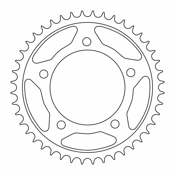 Rear sprocket steel 44 teeth for Honda XL 1000 VA Varadero ABS SD03 2013