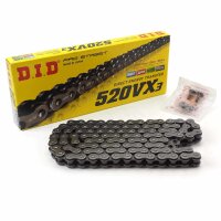 Motorcycle Chain D.I.D X-Ring 520VX3/102 with rivet lock for model: Triumph Street Twin 900 EFI DP04R A2 2024