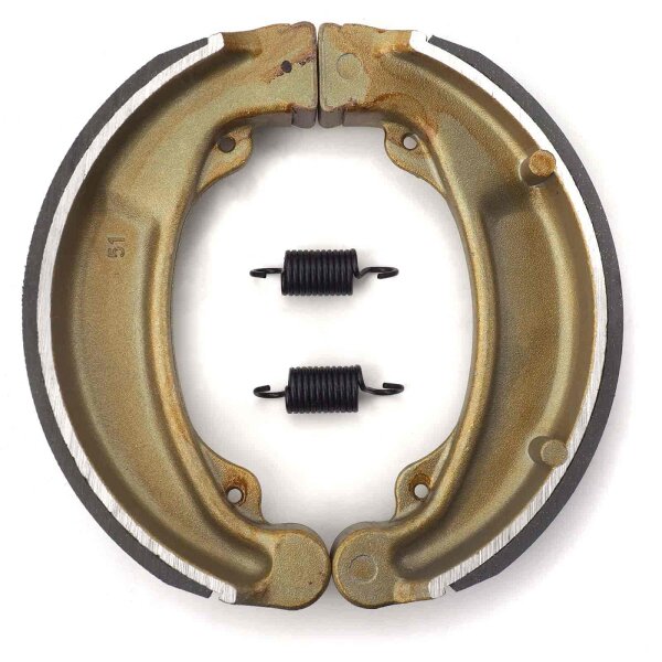 Brake shoes with springs for Honda CB 200 B Disc 1974-1976