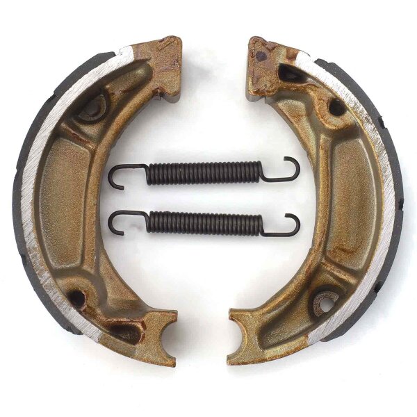 Brake shoes with springs grooved for Honda CR 80 R HE02 1983