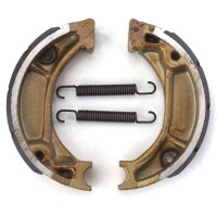 Brake shoes with springs grooved for Model:  Honda CR 80 R HE02 1980