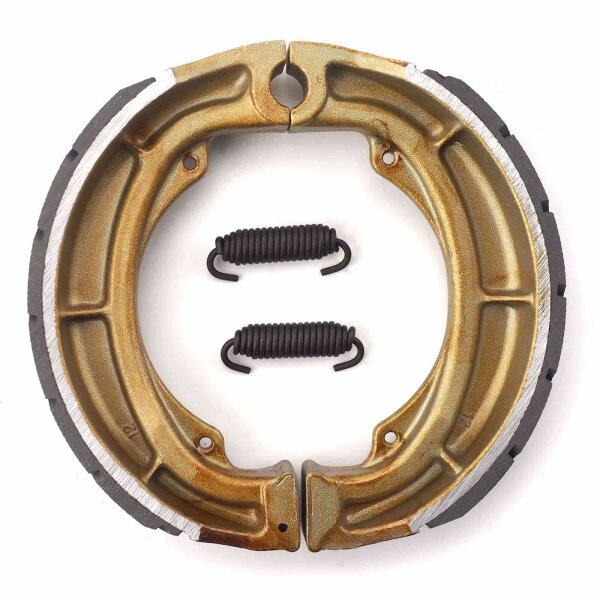 Brake shoes with spring grooved for Suzuki DR 400 S 1980-1982