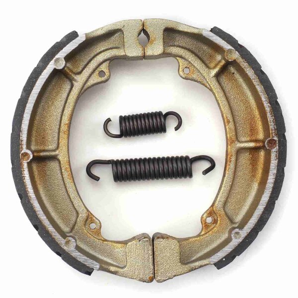 Brake shoes with springs grooved for Kawasaki KL 250 KL250A 1980-1983