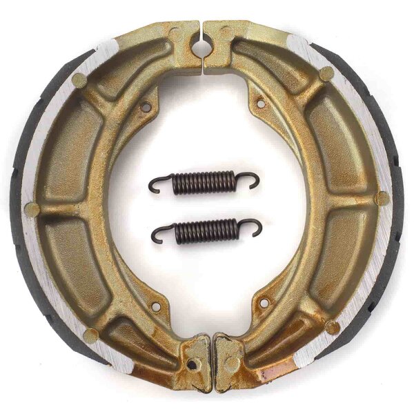 Brake shoes with spring grooved for Kawasaki Z 250 C KZ250C (SINGLE) 1980-1983