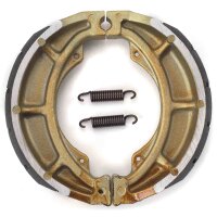 Brake shoes with spring grooved for Model:  Kawasaki Z 200 A KZ200A 1977-1980
