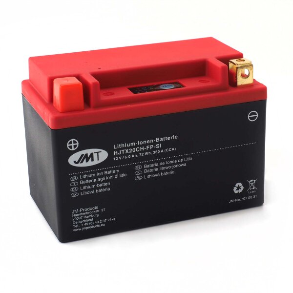 Lithium-Ion motorbike battery HJTX20CH-FP for Triumph Tiger 800 XC A08 2011-2016