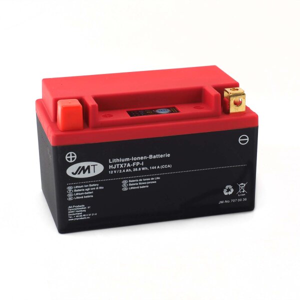 Lithium-Ion motorbike battery HJTX7A-FP for Benelli TNT 125 Tornado Naked 2017