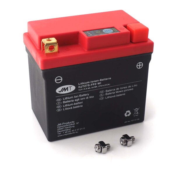 Lithium-Ion motorbike battery HJTZ7S-FPZ-WI for Honda CB 500 FA ABS PC63 2019