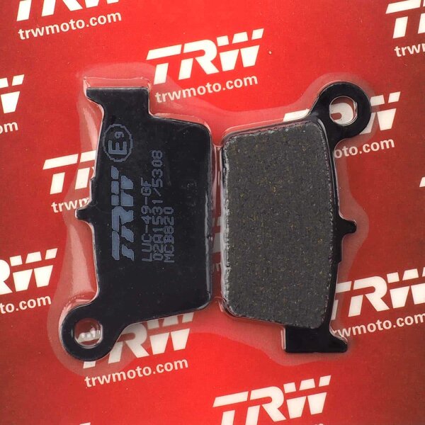 Brake pad organic TRW Lucas for Beta RR 125 LC Motard 2011-2016