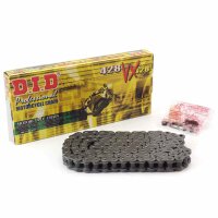 D.I.D X-ring chain 428VX/110 with clip lock gold-black for Model:  