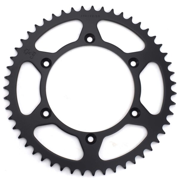 Sprocket steel JT Sprocket 51 teeth for Husqvarna CR 125 4H 2010