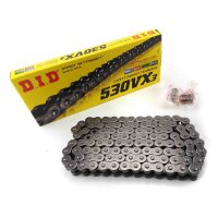 D.I.D X-ring chain 530VX3/102 with rivet lock for Model:  Royal Enfield Bullet 500 2021