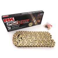 Chain from RK with XW-ring GB525ZXW/110 open with rivet lock for model: Yamaha MT-09 RN29 2016
