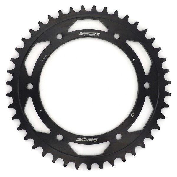 Sprocket steel Supersprox 520 - 43Z for BMW F 650 GS Dakar ABS (R13) 2002