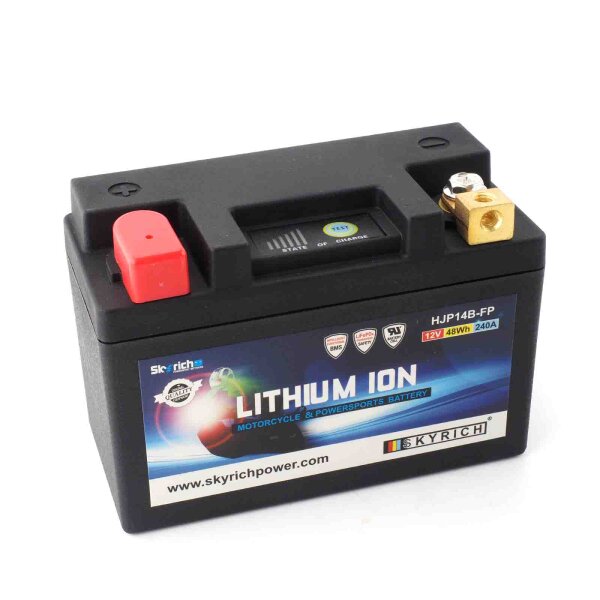 Lithium-Ion motorbike battery HJP14B-FP for Ducati 998 Biposto/Monoposto H2 2002