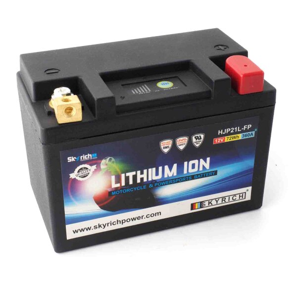 Lithium-Ion motorbike battery HJP21L-FP for Harley Davidson Touring Electra Glide Classic 1340 FLHTC 1985-1995
