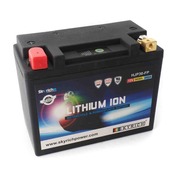 Lithium-Ion motorbike battery HJP30-FP for Harley Davidson FXR Low Rider Convertible 1340 FXRS-CONV 1989